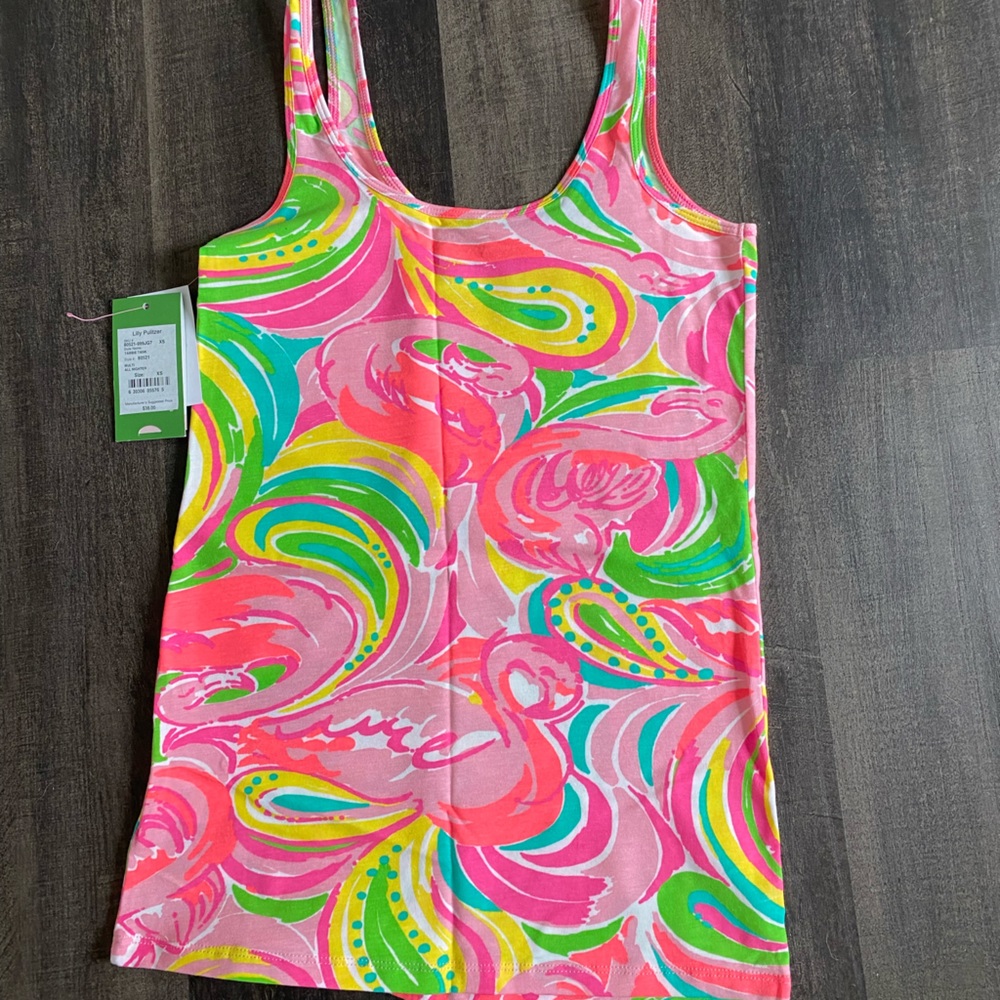 NWT Lilly Pulitzer Tabbie Tank in Multi All Nighter